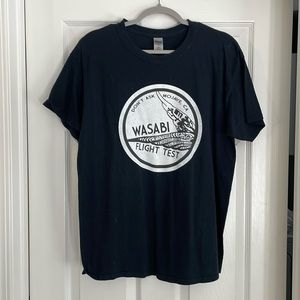 Men’s black, short sleeve T-shirt